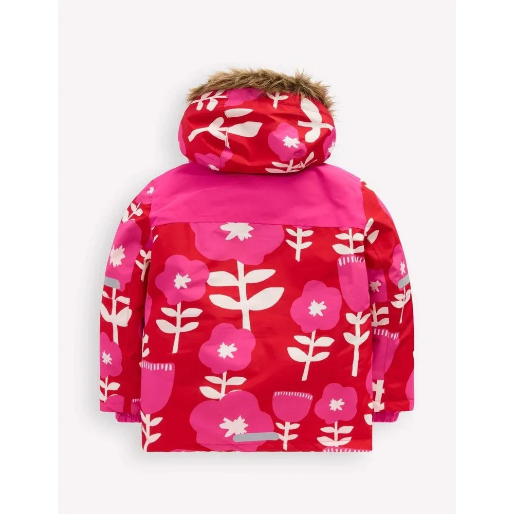 Mini Boden Girls All-Weather Waterproof Coat Giant Pink 11/12Y New With Tags‎